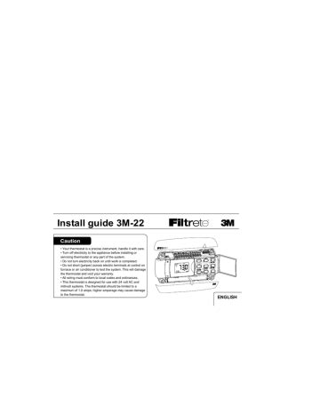 Lux-Products-3M-22-Thermostat-User-Manual